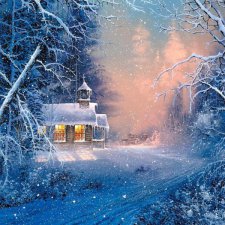 С Наступающим 2017 Новым Годом! ЗИМНЯЯ СКАЗКА. ХУДОЖНИК TED BLAYLOCK