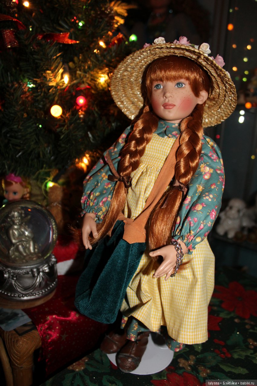 Энн Ширли под елкой. Коллекционная кукла от Helen Kish (фото 7)