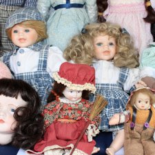 Большая коллекция Винтажных реплик с антикварных кукол - Часть 3