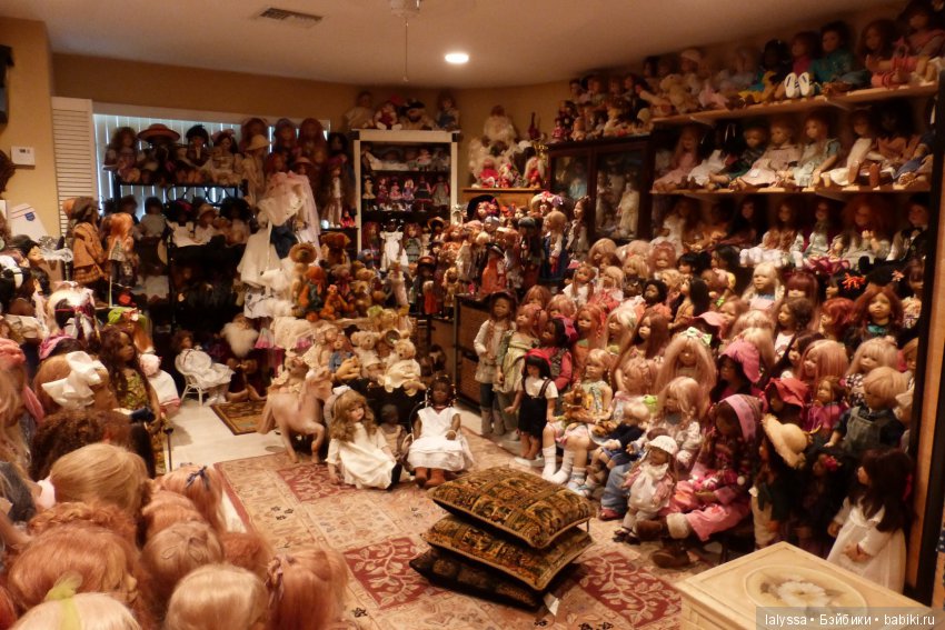 Коллекция кукол. Кукольная комната