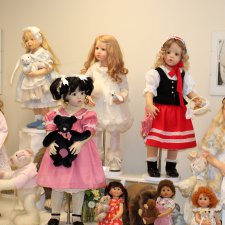 Показ кукол из последней коллекции Hildegard Gunzel. Видео