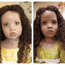 Две Дарьи, куклы из коллекции 2019 Hildegard Gunzel. Опросник