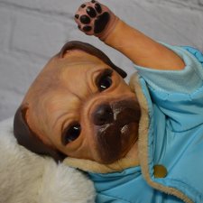 Реборн мопсик Кимико, Принцесса. Мастерская Людмилы Скрылёвой