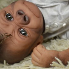 Реборн горилла, мой брутальный мальчик. Мастерская Людмилы Скрылёвой