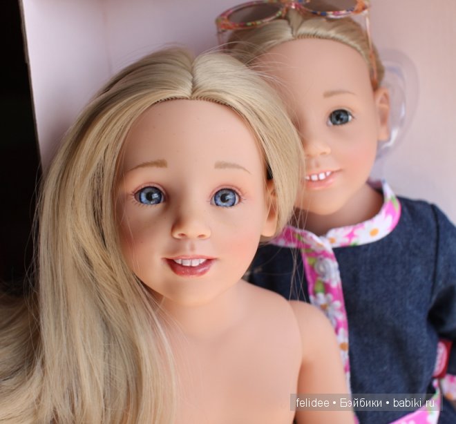 Аннушка с зубками, игровая шарнирная куколка Gotz (фото 10)