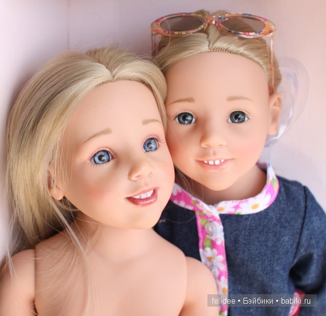 Аннушка с зубками, игровая шарнирная куколка Gotz (фото 9)