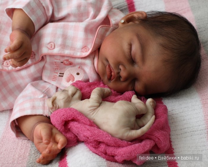 Мулаточка реборн Сиян, мы еще немного пофотографировались (фото 8)