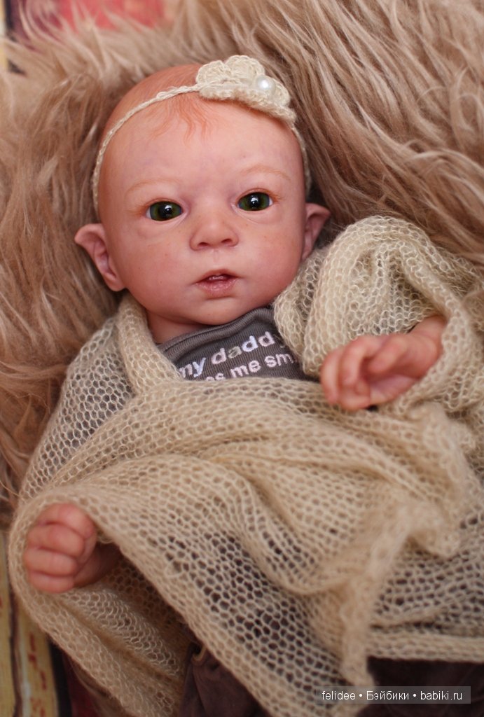 Эльфик реборн Аделия. Новые глазки (фото 6)