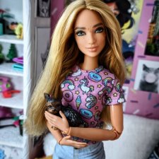Барби fashionistas 108 на теле йоги Барби fashionistas 108 на теле йоги