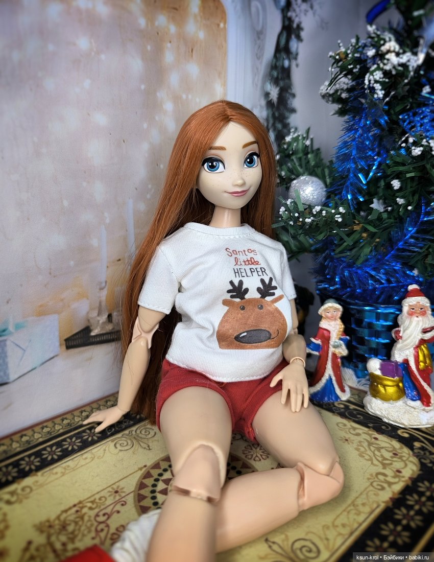 Предновогодние посиделки Анны и Рапунцель