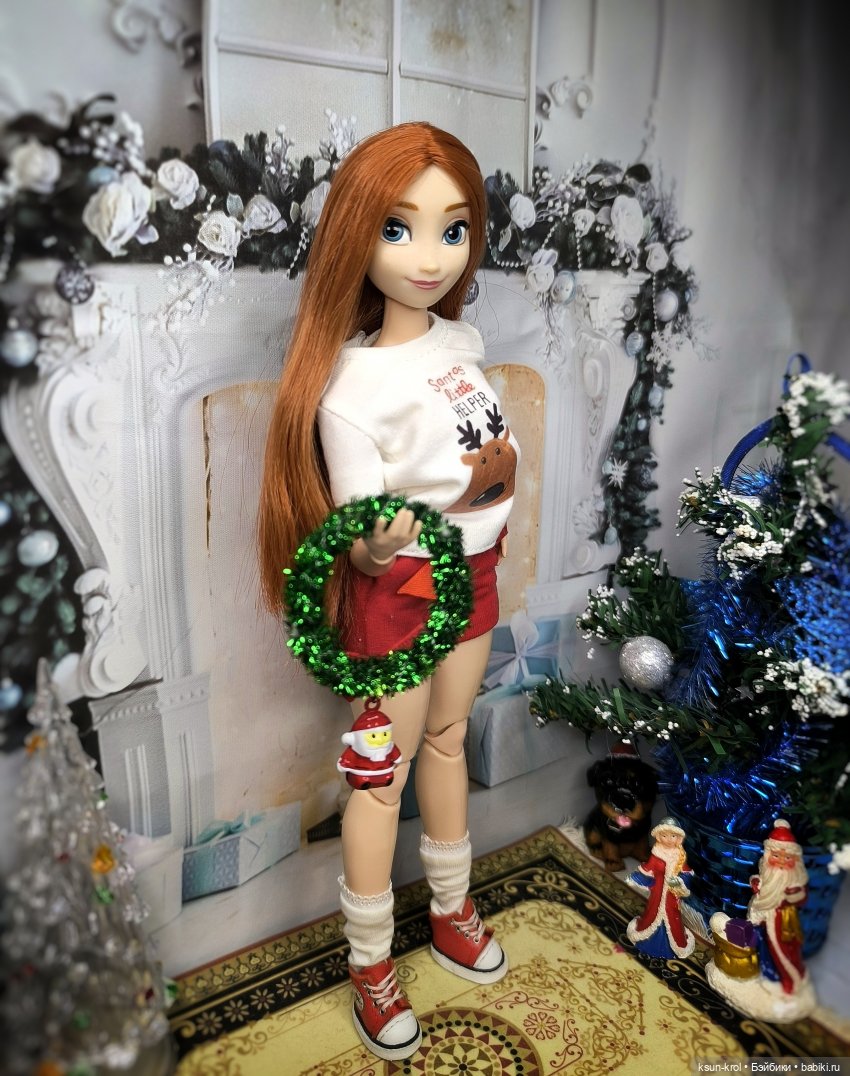 Предновогодние посиделки Анны и Рапунцель