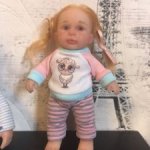 Авторская малышка из силикона