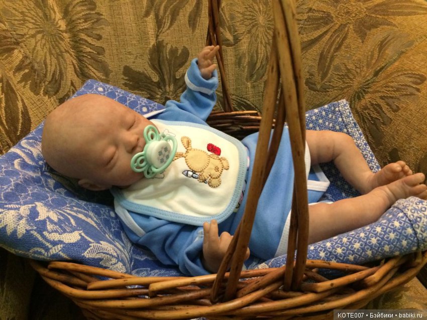 Новорожденный спящий малыш, реборн (фото 2)