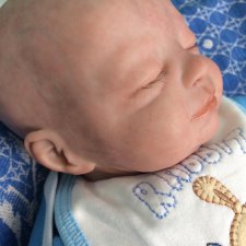 Новорожденный спящий малыш, реборн