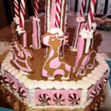 Для продвинутых в геометрии, или, Мой первый опыт изготовления пряничной карусели (с пошаговой съемкой)