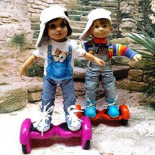 Она хотела быть Кариной, и ей нужен был гироскутер! Куклы Тоннер