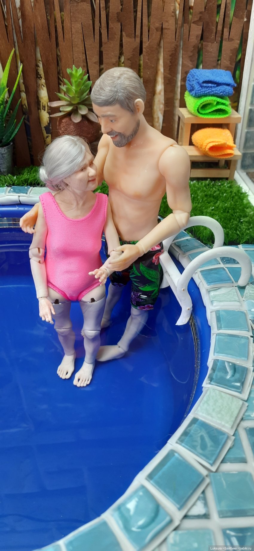 Медовый месяц у бассейна — Аксессуары для кукол своими руками: идеи