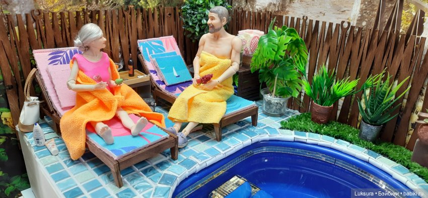 Медовый месяц у бассейна — Аксессуары для кукол своими руками: идеи