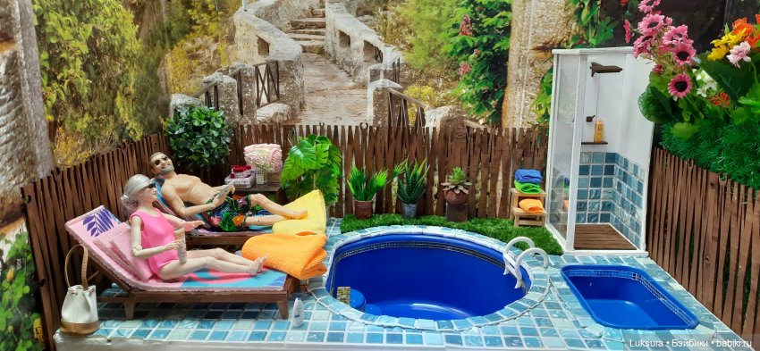 Медовый месяц у бассейна — Аксессуары для кукол своими руками: идеи