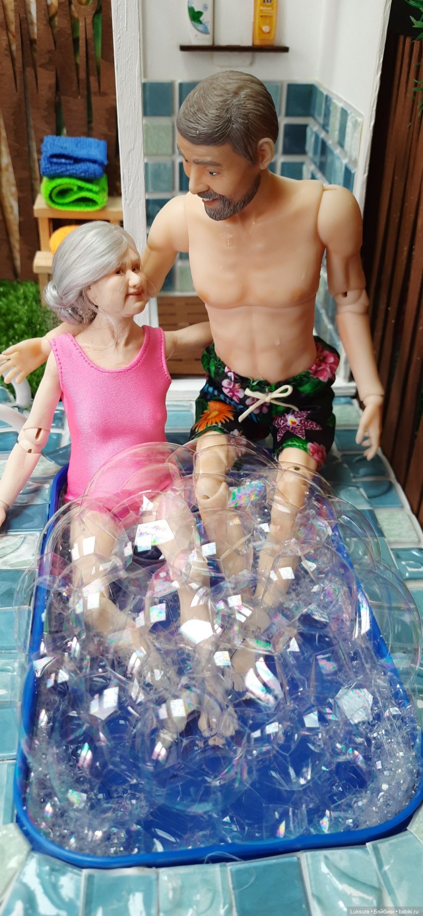 Медовый месяц у бассейна — Аксессуары для кукол своими руками: идеи