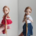 Парик из альпаки для Жу/Лоло