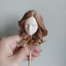 Парик из альпаки для Лили, Скай от Amicus doll kiddos, SugarBones киддо.