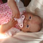 Малышка Софийка приехала домой.