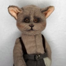 Авторская игрушка Котик Васенька