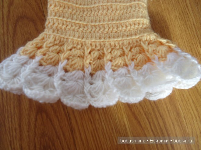 Вяжем платье "Мамино Солнышко" (фото 6)