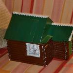 Избушка. Домик своими руками - миниатюра для кукол