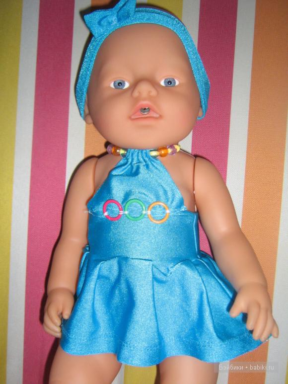 летнее платье из старого гимнастического купальника