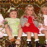 Куклы-дети (из домашней коллекции).