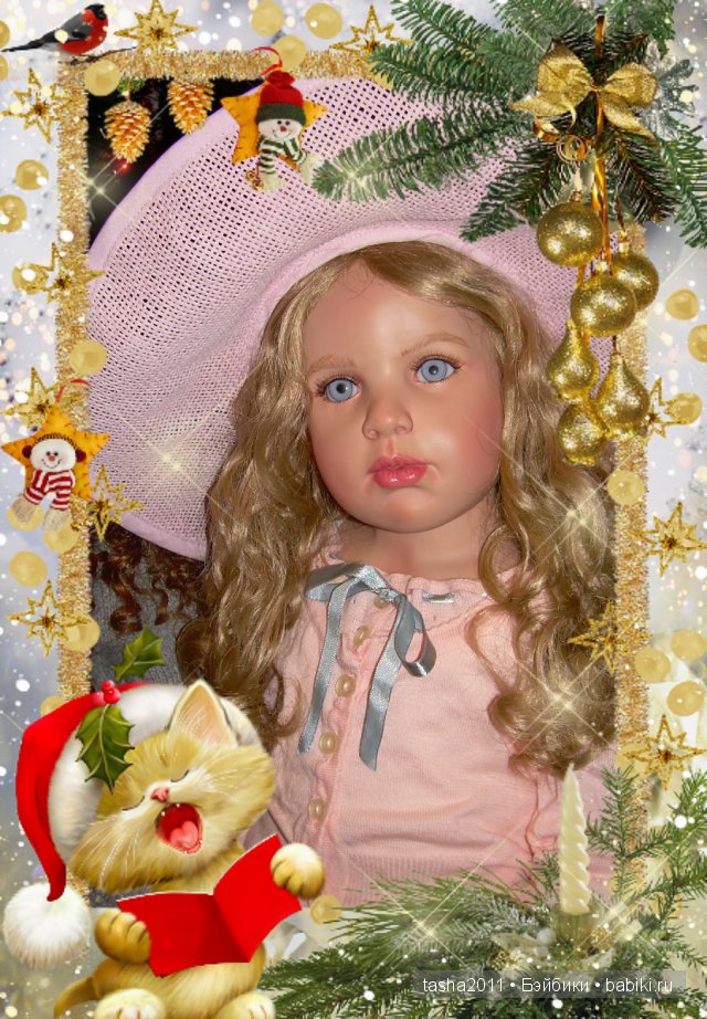 Коллекционные куклы Hildegard Gunzel. С Новым годом и Рождеством (фото 2)