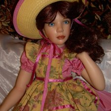 Только до 15 мая цена 7800 рублей! Коллекционная кукла «Цветок розы», автор Jane Bradbury
