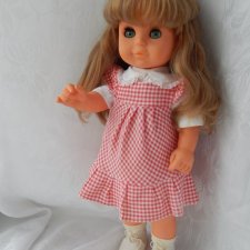 Немецкая кукла ГДР,  рост 38-40 см (винтаж)