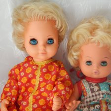 Куклы ГДР разных производителей. Цена за две куклы - 1500 руб.
