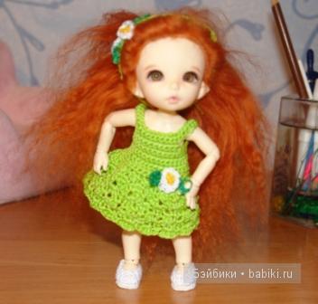 Рыжий топик — Одежда и обувь для кукол BJD (БЖД): 1/3 (фото 4)