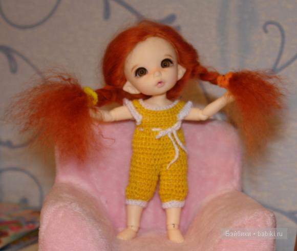 Рыжий топик — Одежда и обувь для кукол BJD (БЖД): 1/3 (фото 6)