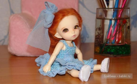 Рыжий топик — Одежда и обувь для кукол BJD (БЖД): 1/3 (фото 3)