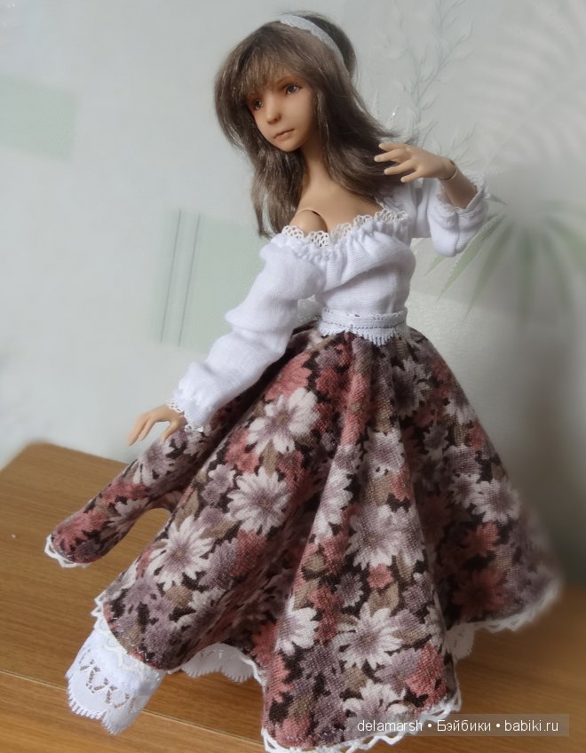 Мишель, авторская кукла, Наталья Саморукова, молд - Аврора