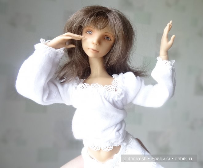 Мишель, авторская кукла, Наталья Саморукова, молд - Аврора