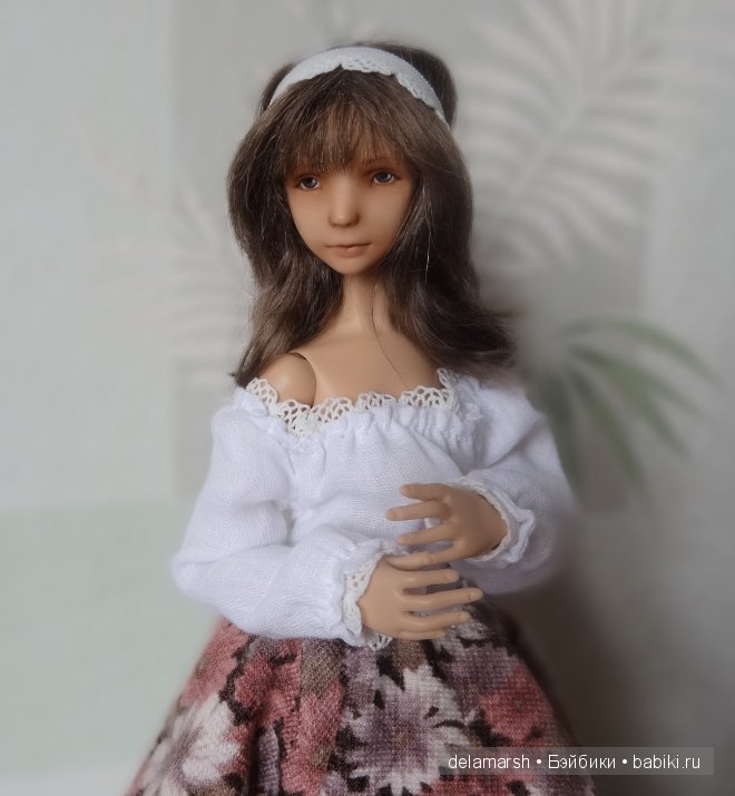 Мишель, авторская кукла, Наталья Саморукова, молд - Аврора