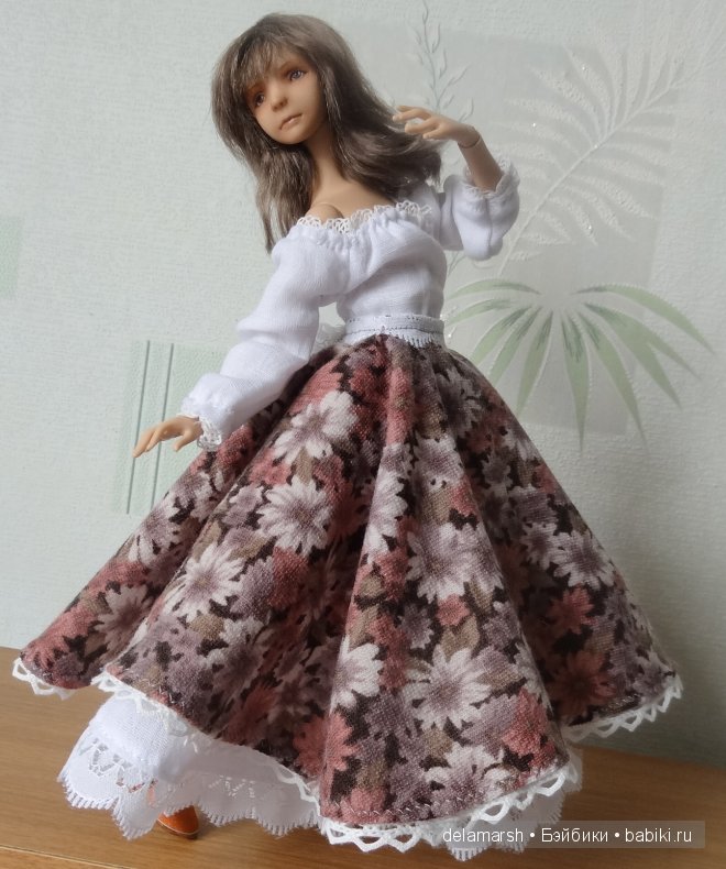 Мишель, авторская кукла, Наталья Саморукова, молд - Аврора