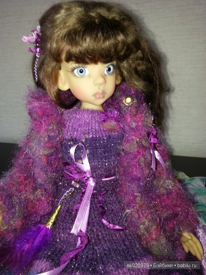 Наряд для кукол МСД от Кайе Виггз "Сливовое очарование" (фото 7)