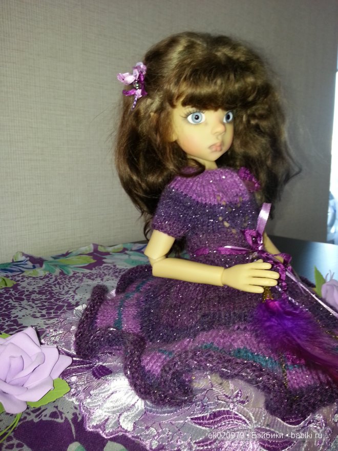Наряд для кукол МСД от Кайе Виггз "Сливовое очарование"