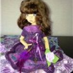 Наряд для кукол МСД от Кайе Виггз "Сливовое очарование".