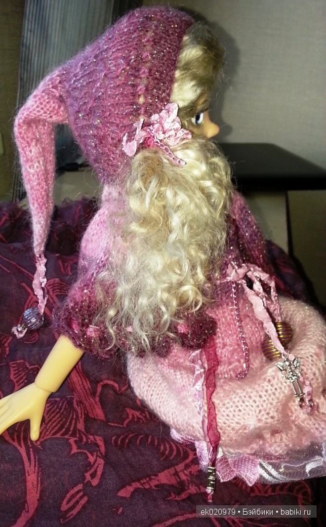 Наряд для кукол МСД от Кайе Виггз "Малиновый туман" (фото 5)
