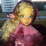 Наряд для кукол МСД от Кайе Виггз "Малиновый туман".