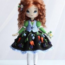 Маленькая каркасная девочка 17,5 см. Ягодная девочка Маленькая каркасная девочка 17,5 см. Ягодная девочка