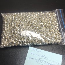 Бусины металлические